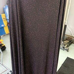 LuLaRoe Black Sequin 2XL Maxi Skirt A-line